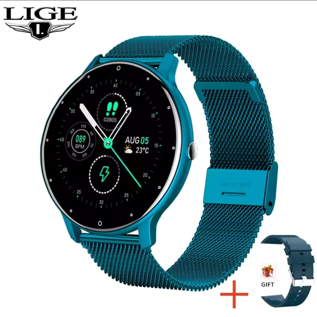 SmartWatch Lige Bw0223 display 1.39 con doble correa. acero y silicona