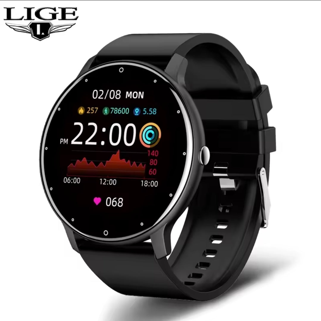 SmartWatch Lige Bw0223 sport pantalla 1.39 con correa silicona