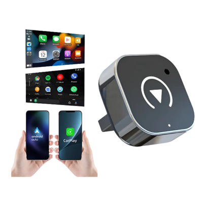 Adaptador Inalámbrico Carplay Y Android Auto Para Convertir Cable A Wireless Con Usb Y Tipo C