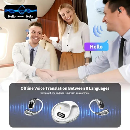 Audífonos traductores instantáneos XG99 - 144 Idiomas - bluetooth 5.3