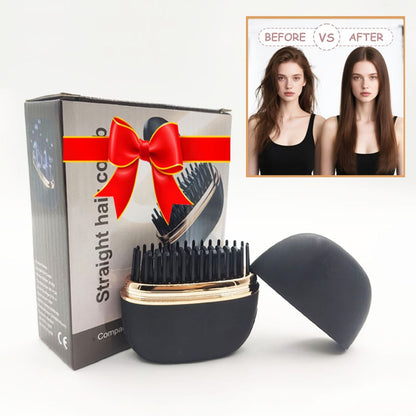 Mini Cepillo Alisador Recargable USB  Práctico y elegante