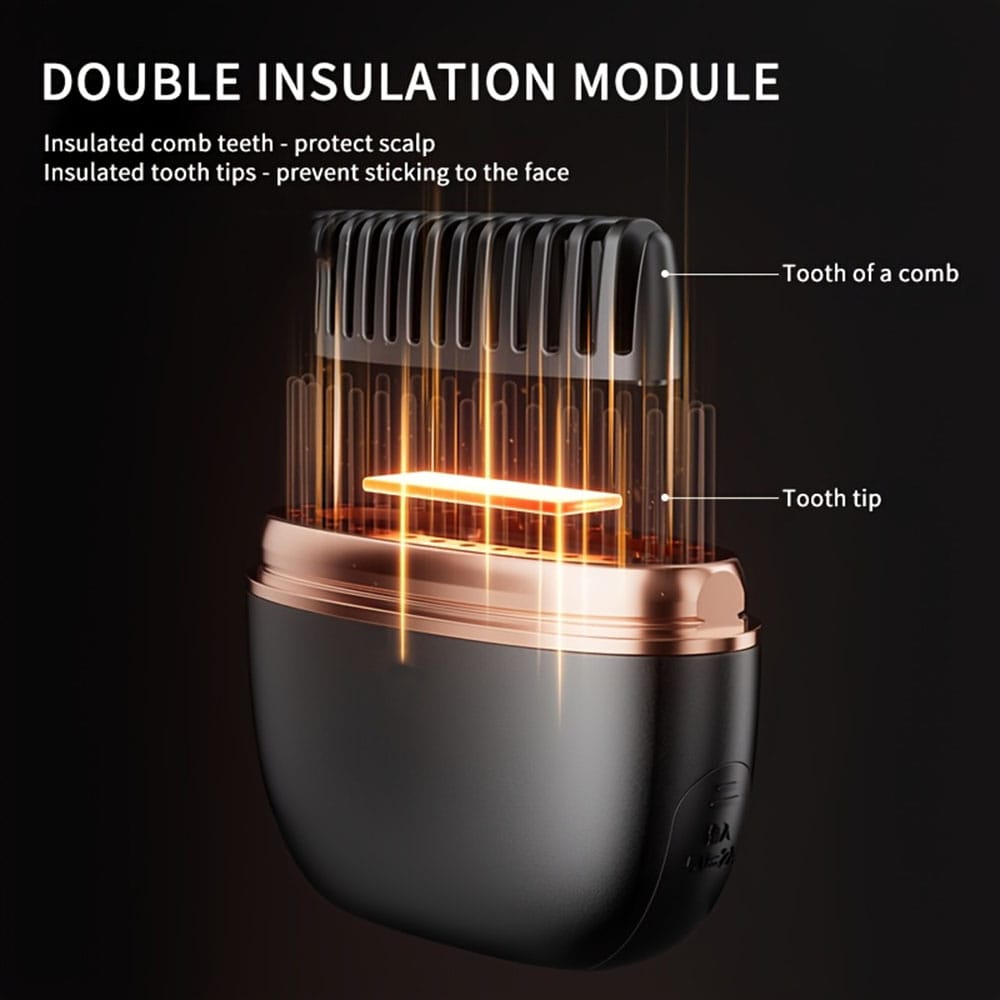 Mini Cepillo Alisador Recargable USB  Práctico y elegante