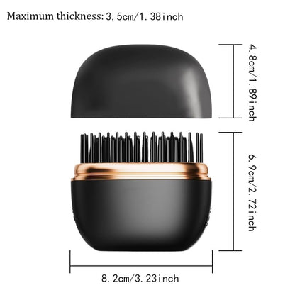 Mini Cepillo Alisador Recargable USB  Práctico y elegante