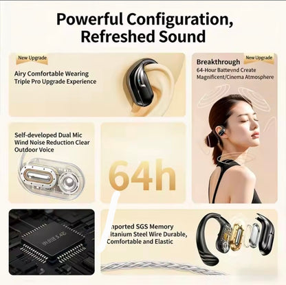 Auriculares Bluetooth Q13 Inalámbricos con Sonido Espacial y Batería de Larga Duración