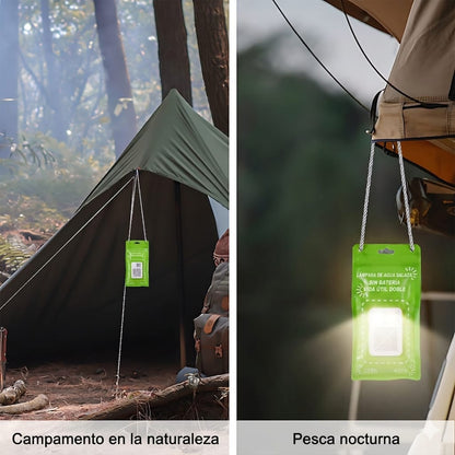Lámpara de Emergencia LED Sustentable - Activación por Agua Salada