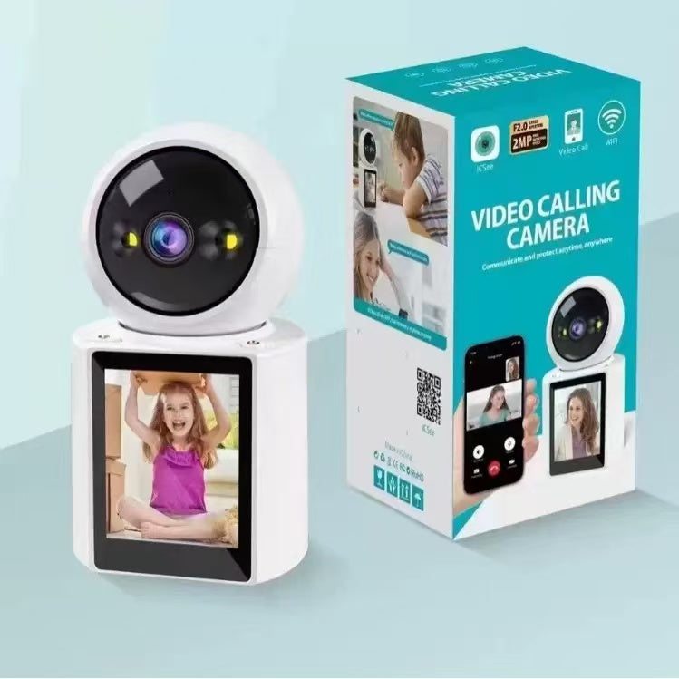 Camara de vigilancia wifi con pantalla de vídeo llamada