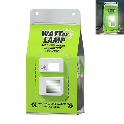 Lámpara de Emergencia LED Sustentable - Activación por Agua Salada