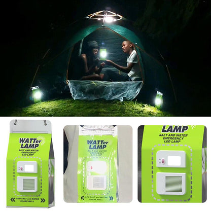 Lámpara de Emergencia LED Sustentable - Activación por Agua Salada
