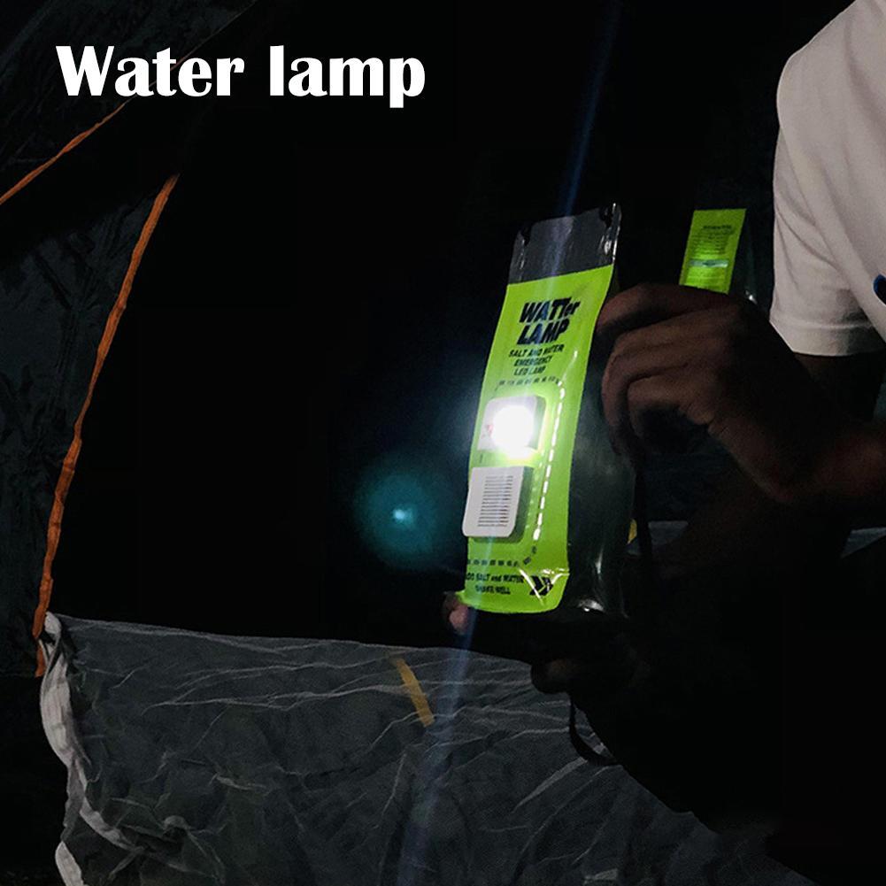 Lámpara de Emergencia LED Sustentable - Activación por Agua Salada