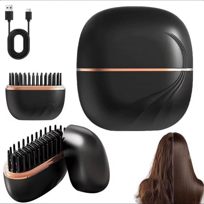Mini Cepillo Alisador Recargable USB | Portátil, Compacto y Perfecto para Viaje