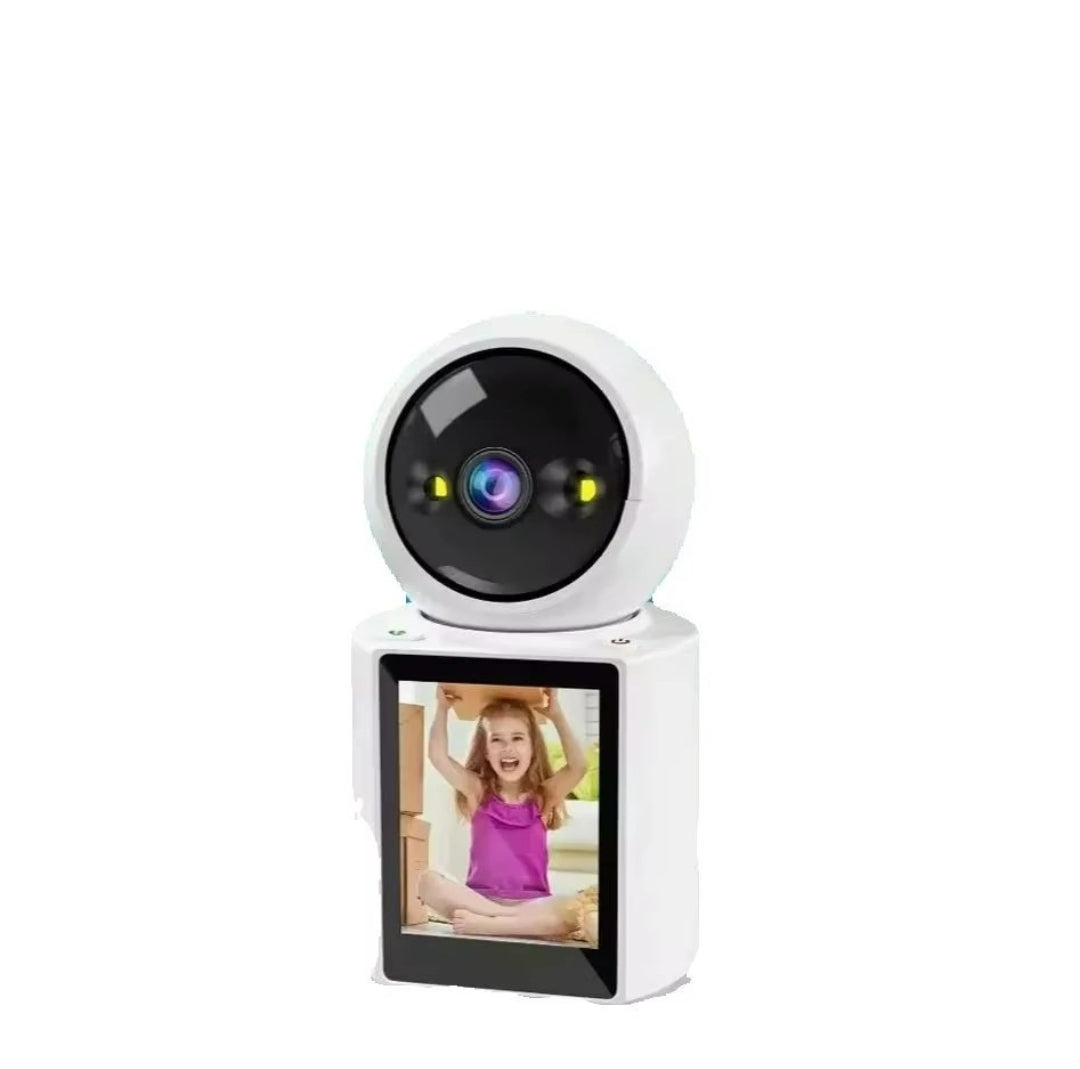 Camara de vigilancia wifi con pantalla de vídeo llamada