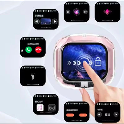 Audífonos Inteligentes AIR MAX con Pantalla Táctil y Traductor en Tiempo Real 🎧🌍